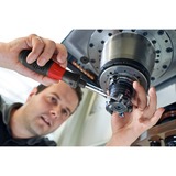 Wiha Jeu de tournevis E speedE Industrial, 5 pièces Noir/Rouge, Embout, chargeur USB et batterie inclus