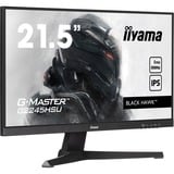 iiyama G-Master Black Hawk G2245HSU-B2 22" Moniteur gaming  Noir, 100 Hz, HDMI, DisplayPort, USB, Audio, Adaptive Sync