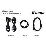iiyama G-Master Black Hawk G2245HSU-B2 22" Moniteur gaming  Noir, 100 Hz, HDMI, DisplayPort, USB, Audio, Adaptive Sync