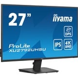 iiyama ProLite XU2792UHSU-B6 27" 4K Ultra HD Moniteur Noir, 1x DisplayPort, 1x HDMI, 1x USB-C, 3x USB-A