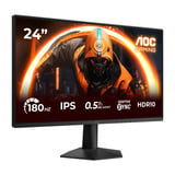 AOC 23.8" Moniteur gaming Noir, 1x DisplayPort, 1x HDMI, 180 Hz