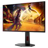AOC Q27G4ZDR 26.5" Moniteur gaming  Noir/Rouge, 2x HDMI, DisplayPort, 2x USB-A. USB-B, 240 Hz
