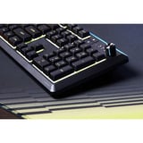 Corsair SKIFF 100 RGB clavier gaming Noir, Layout US (QWERTY), Membrane, 100%, LED RGB