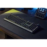 Corsair SKIFF 100 RGB clavier gaming Noir, Layout US (QWERTY), Membrane, 100%, LED RGB
