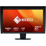 EIZO CG2700S ColorEdge 27" Moniteur Noir, HDMI, DisplayPort, 2x USB-A, 2x USB-A 3.2 (5 Gbit/s), USB-C, RJ-45