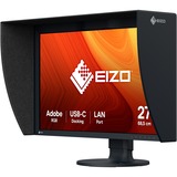 EIZO CG2700S ColorEdge 27" Moniteur Noir, HDMI, DisplayPort, 2x USB-A, 2x USB-A 3.2 (5 Gbit/s), USB-C, RJ-45