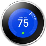 Google Nest Learning, Thermostat Acier inoxydable