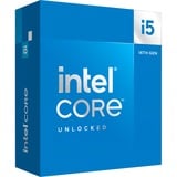 Intel® Core i5-14600K, 3,5 GHz (5,3 GHz Turbo Boost) socket 1700 processeur "Raptor Lake-S", Unlocked, processeur en boîte