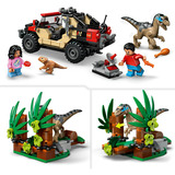 LEGO Le vélociraptor et l’évasion en 4x4, Jouets de construction 