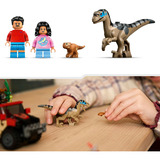 LEGO Le vélociraptor et l’évasion en 4x4, Jouets de construction 