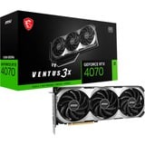 MSI GeForce RTX 4070 VENTUS 3X E1 OC, Carte graphique 1x HDMI, 3x DisplayPort, DLSS 3