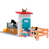 Schleich Horse Club - Box à chevaux avec jument et poulain, Figurine 