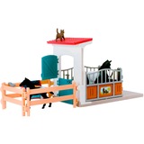 Schleich Horse Club - Box à chevaux avec jument et poulain, Figurine 