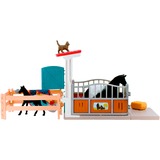 Schleich Horse Club - Box à chevaux avec jument et poulain, Figurine 