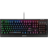 Sharkoon Skiller Mech SGK3 RGB clavier gaming mécanique Noir, Layout US (QWERTY), Kailh Red, 100%, LED RGB