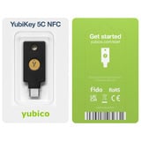 Yubico YubiKey 5C NFC, Clé de sécurité Noir, USB-C 2.0, NFC