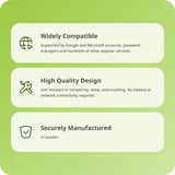 Yubico YubiKey 5C NFC, Clé de sécurité Noir, USB-C 2.0, NFC
