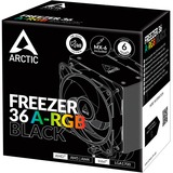 ARCTIC Freezer 36 A-RGB, Refroidisseur CPU Noir, 4 broches PWM