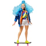 Barbie Extra Doll #4 - with Skateboard & 2 Kittens, Poupée 