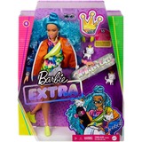 Barbie Extra Doll #4 - with Skateboard & 2 Kittens, Poupée 