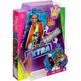 Barbie Extra Doll #4 - with Skateboard & 2 Kittens, Poupée 