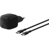 Belkin 25W UltraCharge 2-en-1 chargeur magnétique pliable Noir, 2x USB-C