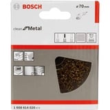 Bosch 1 608 614 020 accessoire pour meuleuse d'angle Brosse coupe Brosse coupe, Métal, Métal non Ferreux, Toutes marques, 7 cm, GGS 6 S Professional, Rouge, Argent