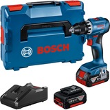 Bosch BOSCH GSR 18V-45 2x 3,0Ah LBOXX, Perceuse/visseuse Bleu/Noir