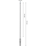 Bosch SDS plus-7X 1 pièce(s), Perceuse Marteau perforateur, 5,5 mm, 315 mm, Brique, Béton, Ciment dur, Pierre naturelle, Grès, pierre, 25 cm, SDS Plus