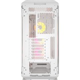 Corsair 5000T LX RGB boîtier midi tower Blanc | 4x USB-A | 1x USB-C | RGB | Verre Trempé