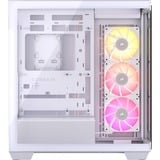 Corsair iCUE LINK 3500X RGB  boîtier midi tower Blanc | 2x USB-A | 1x USB-C | RGB | Window