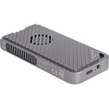 DeLOCK Boîtier SSD M.2 NVMe USB-C 40 Gbps, Boîtier disque dur Gris, avec ventilateur