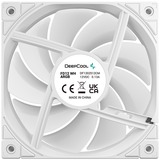 DeepCool FD12 ARGB, Ventilateur de boîtier Blanc, Connecteur de ventilateur PWM à 4 broches