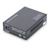 Digitus Convertisseur médias Fast Ethernet, RJ45 / ST Noir, RJ45 / ST, 100Base-TX, 100Base-FX, IEEE 802.3, IEEE 802.3u, Fast Ethernet, 10,100 Mbit/s, Complète, Demi