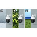 Foscam SD4H, 2K/4MP Dual-Band WiFi, Caméra de surveillance Blanc
