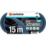 GARDENA Tuyau d'arrosage Liano Xtreme 15 m Set Gris foncé/Orange