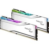 G.Skill 64 Go DDR5-6000 kit, Mémoire vive Argent, F5-6000J2836G32GX2-TR5S, Trident Z5 Royal Neo, XMP