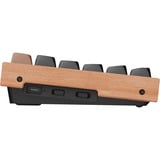 Keychron K2 HE-F1Z Wireless RGB clavier Noir, Layout BE (AZERTY), Gateron Double-Rail Magnetic Nebula, 75%, Hot-swappable, Bluetooth, 2.4GHz