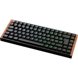 Keychron K2 HE-F1Z Wireless, clavier Noir/bois, Layout BE, Gateron Double-Rail Magnetic Nebula