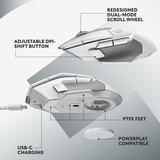 Logitech G502 X LIGHTSPEED, Souris gaming Blanc, 100 - 25.600 dpi