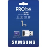 SAMSUNG PRO Plus 1 To microSDXC, Carte mémoire Bleu, UHS-I U3, Classe 10, V30, A2