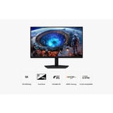 Samsung Odyssey G8 G80HF 27" 5K Ultra HD Moniteur gaming Noir, 1x DisplayPort, 2x HDMI, 2x USB-A, 180 Hz