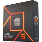 AMD Ryzen 5 7600X, 4,7 GHz (5,3 GHz Turbo Boost) socket AM5 processeur Unlocked, Boxed, processeur en boîte