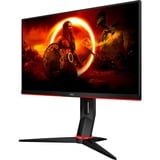 AOC Q24G2A/BK 23.8" Moniteur gaming  Noir/Rouge, 2x HDMI, DisplayPort, AMD Freesync, 165 Hz