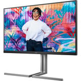 AOC  31.5" 4K UHD Moniteur  Noir/Argent