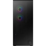 ARCTIC Xtender (Black) boîtier midi tower Noir (Mat) | 2x USB-A | 1x USB-C | RGB | Verre Trempé