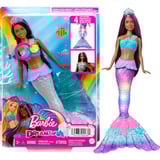 Barbie Magic Light Sirène - Brooklyn, Poupée 