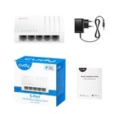 Cudy 5-Port 10/100 Mbps Unmanaged Switch Blanc