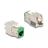 DeLOCK Module Keystone RJ-45 > LSA Cat.6a sans outil, 8 pièces, Module de Keystone Multicolore