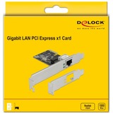 DeLOCK PCI Express x1 kaart > 1x RJ-45 Gigabit LAN RTL8111, Carte réseau 